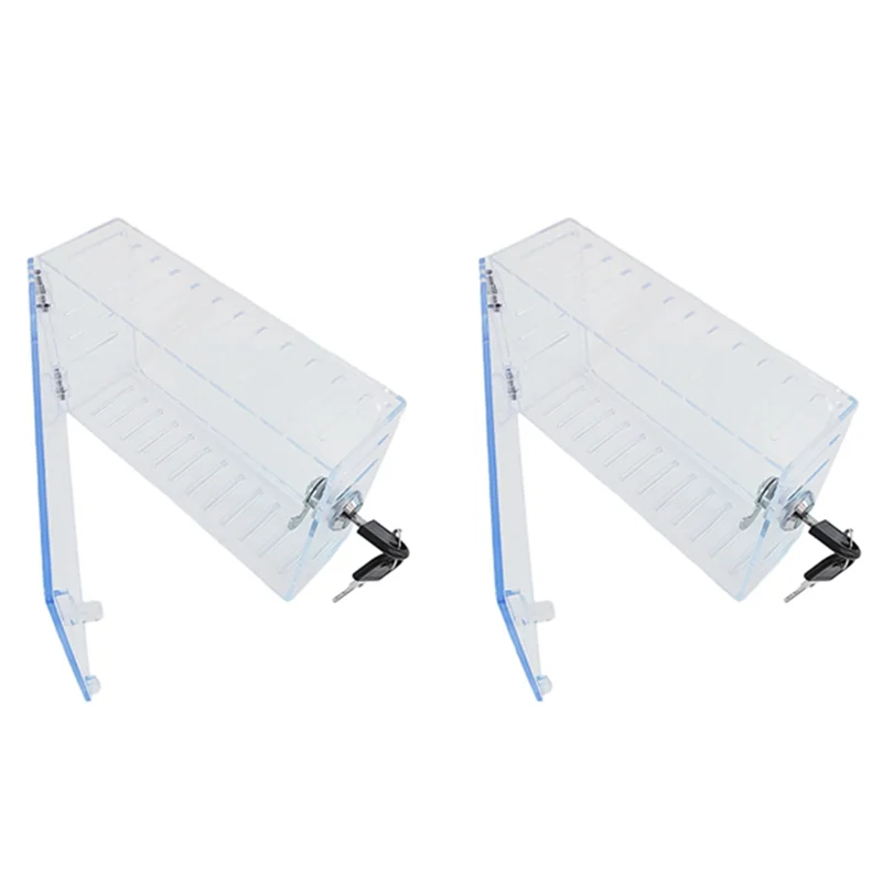 

A25I-1 комплект, универсальный замок для термостата с ключом, прозрачная крышка термостата для настенного термостата, прозрачный замок для термостата