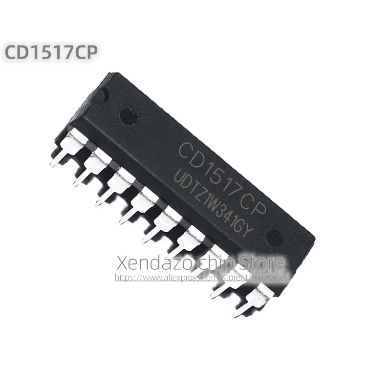 10pcs/lot CD1517CP CD1517 DIP-18 package Original genuine =TDA1517P