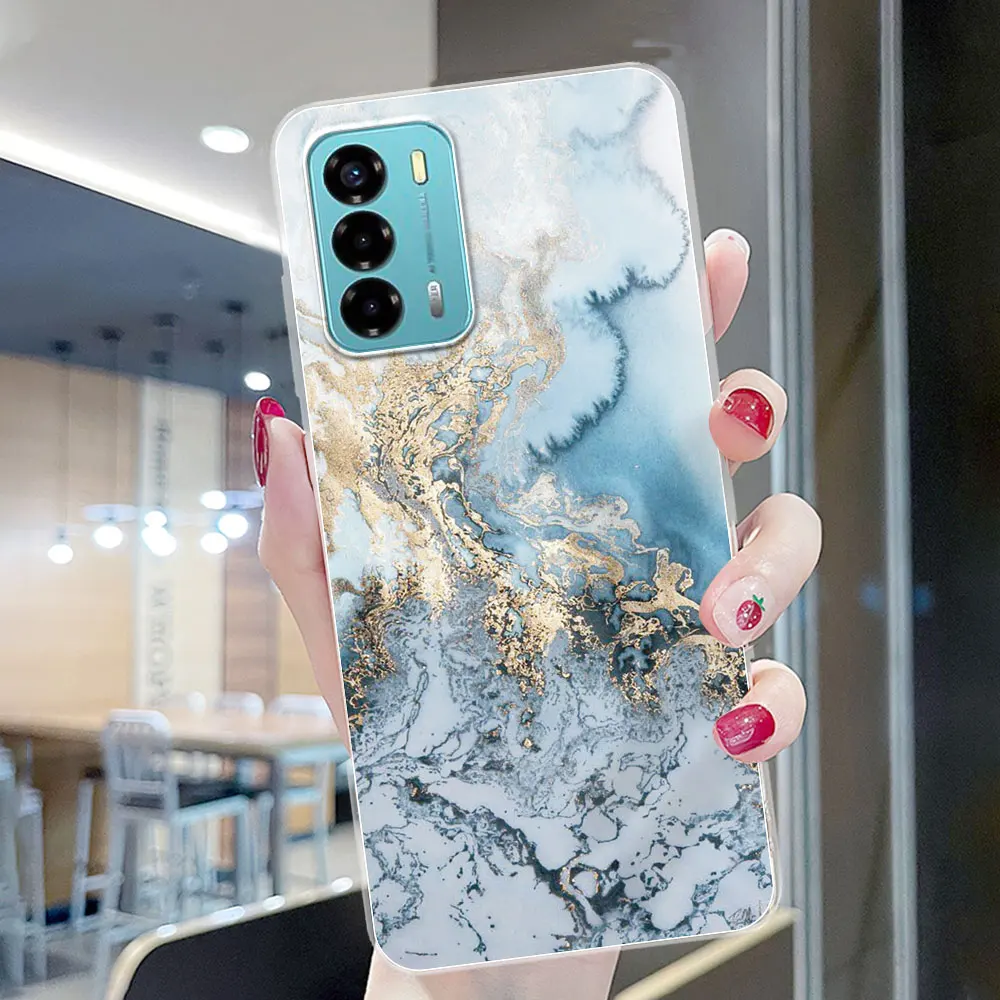 For ZTE Blade V40 Vita Case Clear Phone Case ZTE Blade V30 Vita /V2022 Coque Soft Silicone Cover For ZTE Blade V41 Smart Fundas