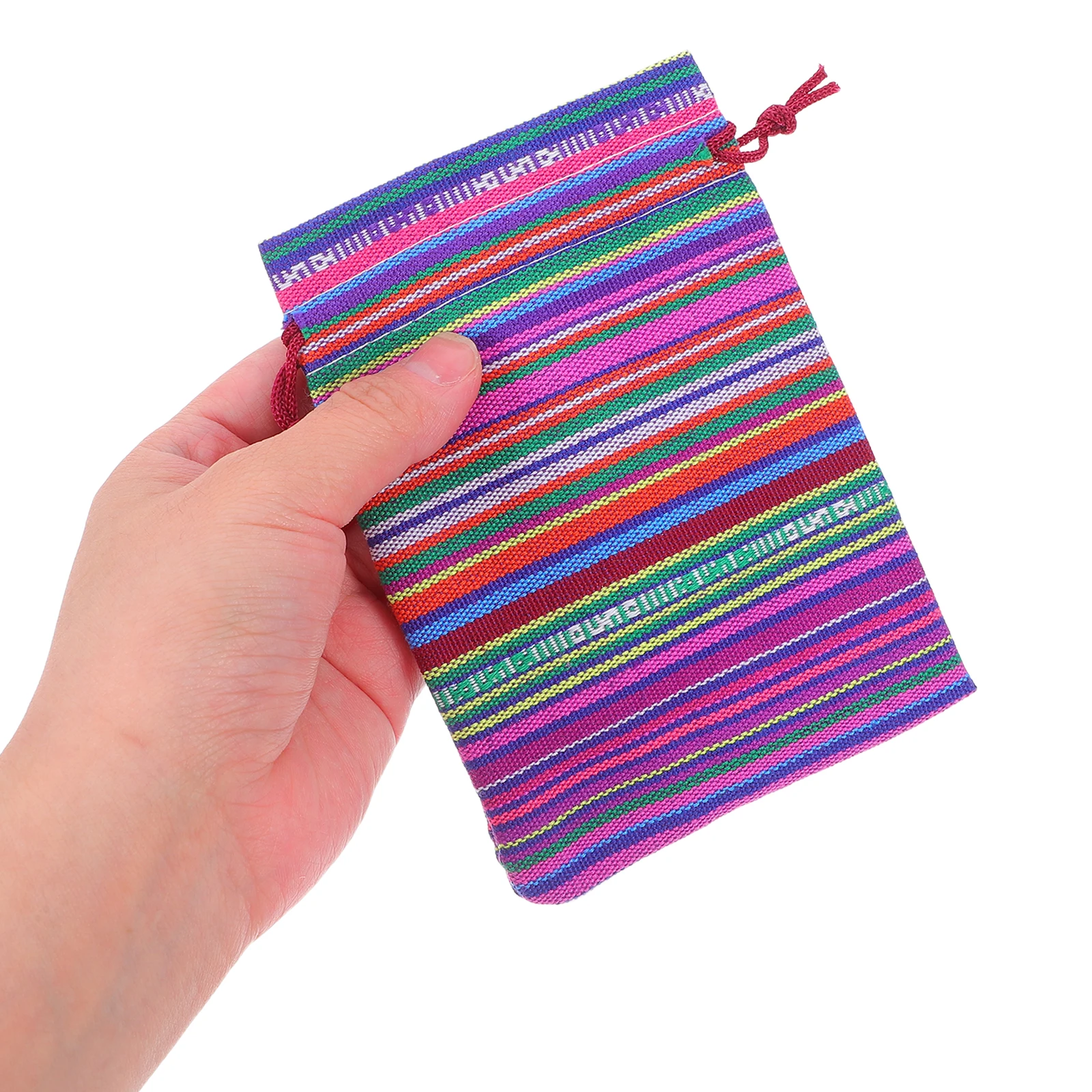 

48pcs Ethnic Style Gift Cloth Drawstring Snack Storage Bags for Holiday Party Reusable Fabric Present Bags Small Treat for Kids