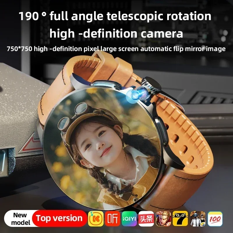 GT200 Android Smartwatch 1.95inch Amoled Screen 750*750 Screen 4GB+32GB GPS WIFI Video Call 8MP Camera Smartwatch 4G SIM view 3