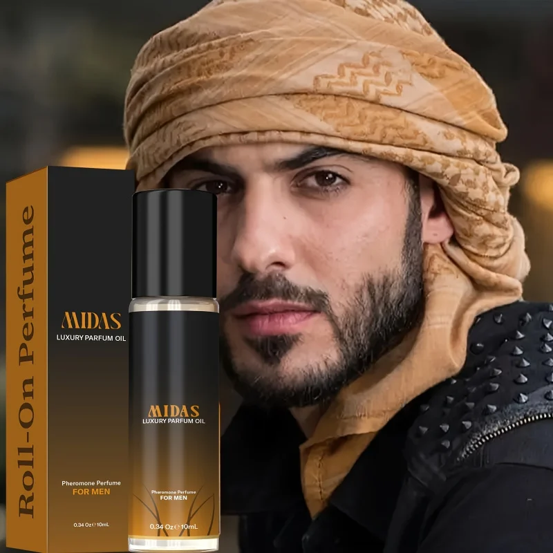 

Men's Roll-On Fragrance Set, Long Lasting Lavender Citrus Rosemary Scent Oil for Romantic Outings Celebrations Work