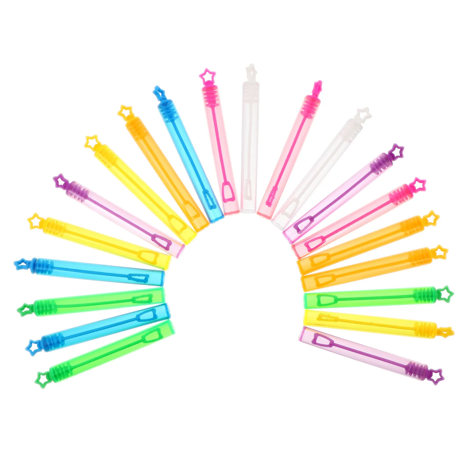 

20pcs Empty Solution Bottles Child Wand Party Bubbles Giant Blower Maker Set Outdoor Safe Fun