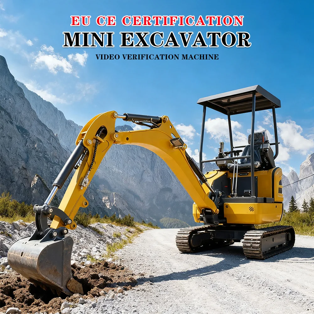 

Мини-гусеничный экскаватор 0,8-2 T с двигателем EPA EURO 5, гидравлической системой для сельскохозяйственного использования, настраиваемая прямая продажа с фабрики