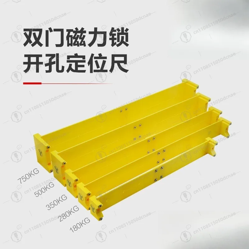 Drilling Template for 280KG Magnetic Lock Positioning Ruler EM Mag Lock Installation Tool Single Double Door Access Control