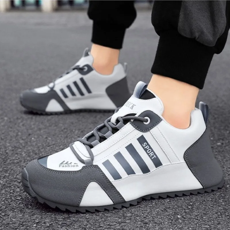 

Shoes for Men Fashion High Quality Leather Mens Shoes Light Luxury High-end Breathable Comfort Casual Sneakers Кроссовки Мужские