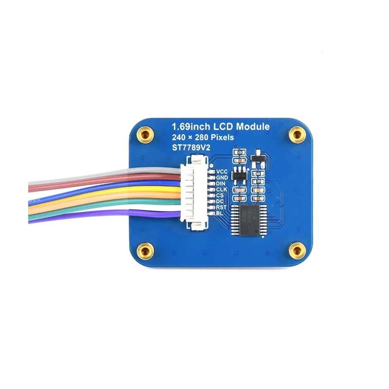B50B-1.69 polegadas IPS Color LCD Display 240 X 280 Resolução SPI Interface 262K Tela colorida