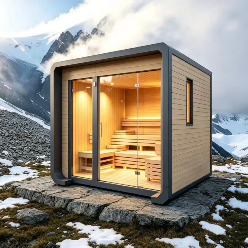 Ironwood Sauna Room Delicate, Skin Friendly, Intelligent Temperature Control To Maintain Comfort Without Dryness Or Heat