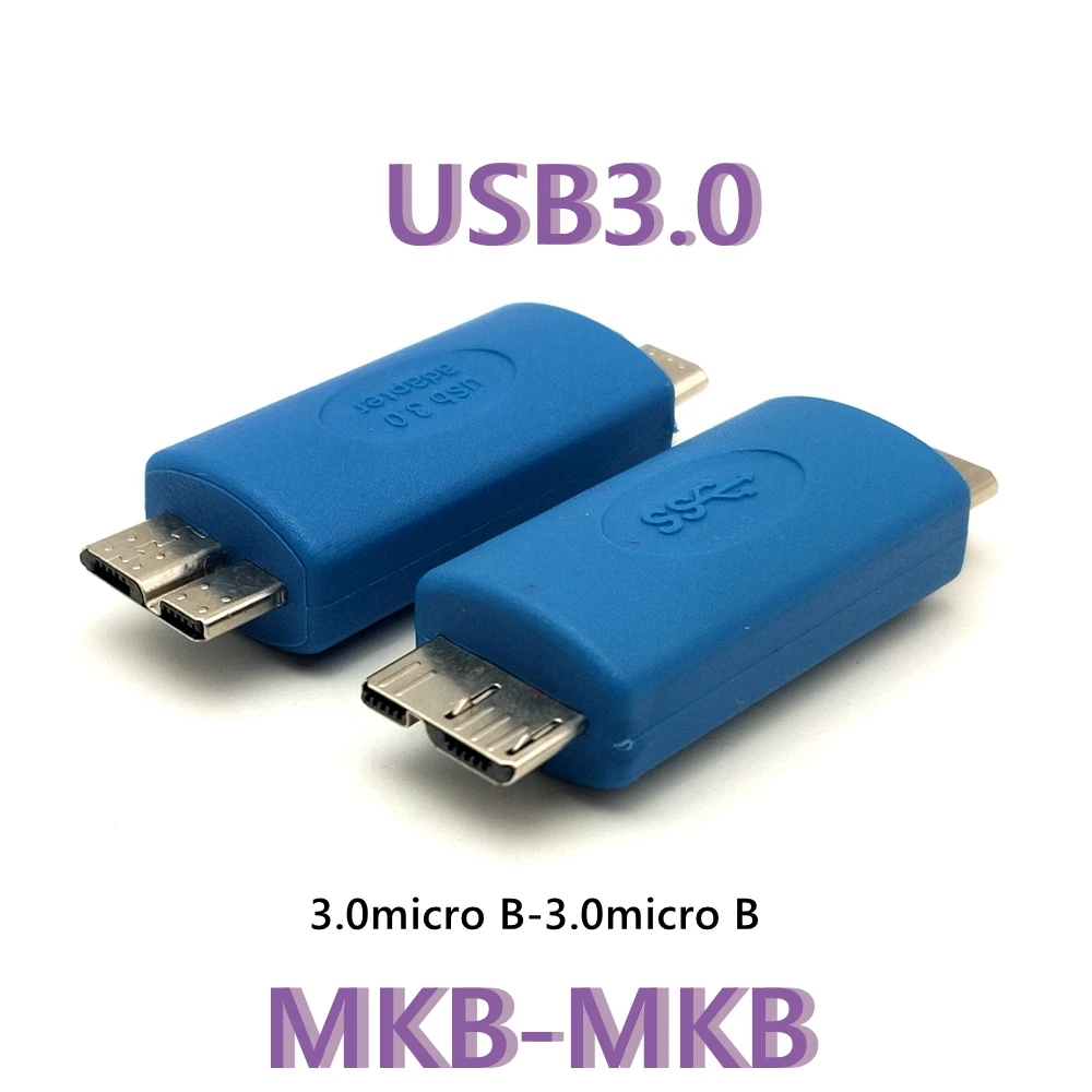 2Pcs Super Speed USB 3.0 Type A Male Female to USB 3.0 Type B Male-Female Printer Converter Adapter micro B Male Conector