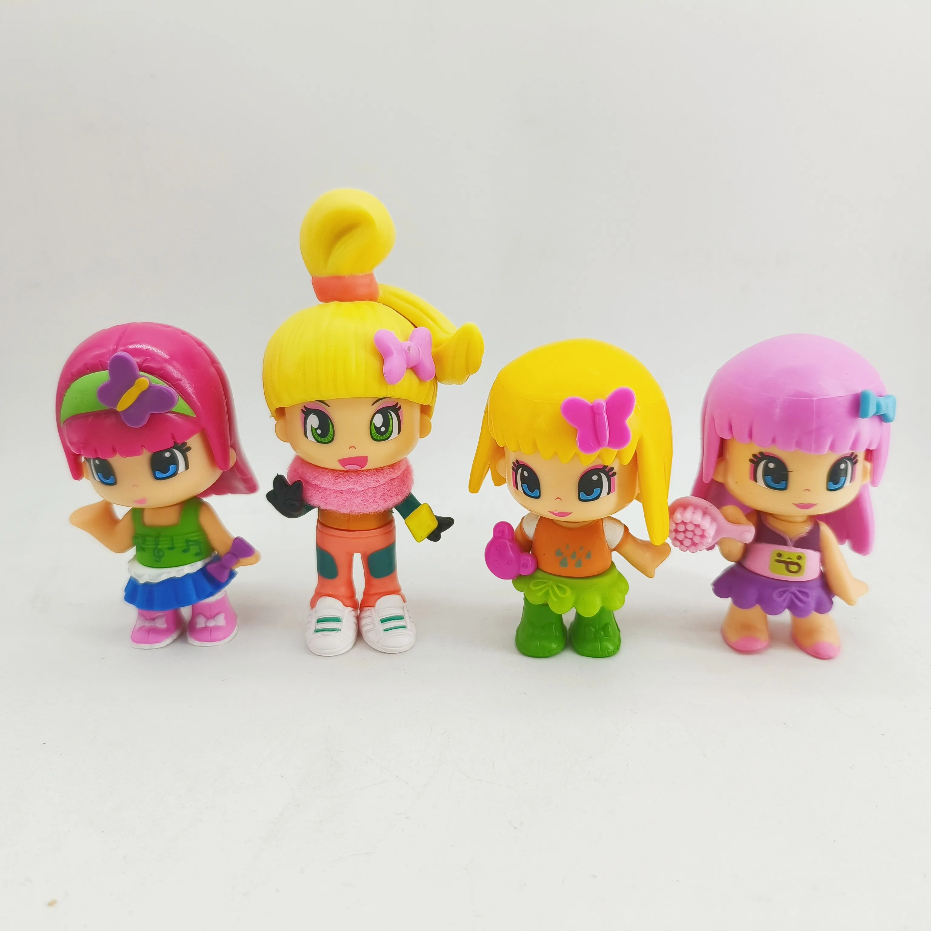 ใหม่ Pinypon Gilr และ Baby Action Figure ตุ๊กตาน่ารัก DIY ที่ถอดออกได้แต่งตัวของเล่นเปลี่ยนชุด Figuras เด็กสาวของเล่นของขวัญ