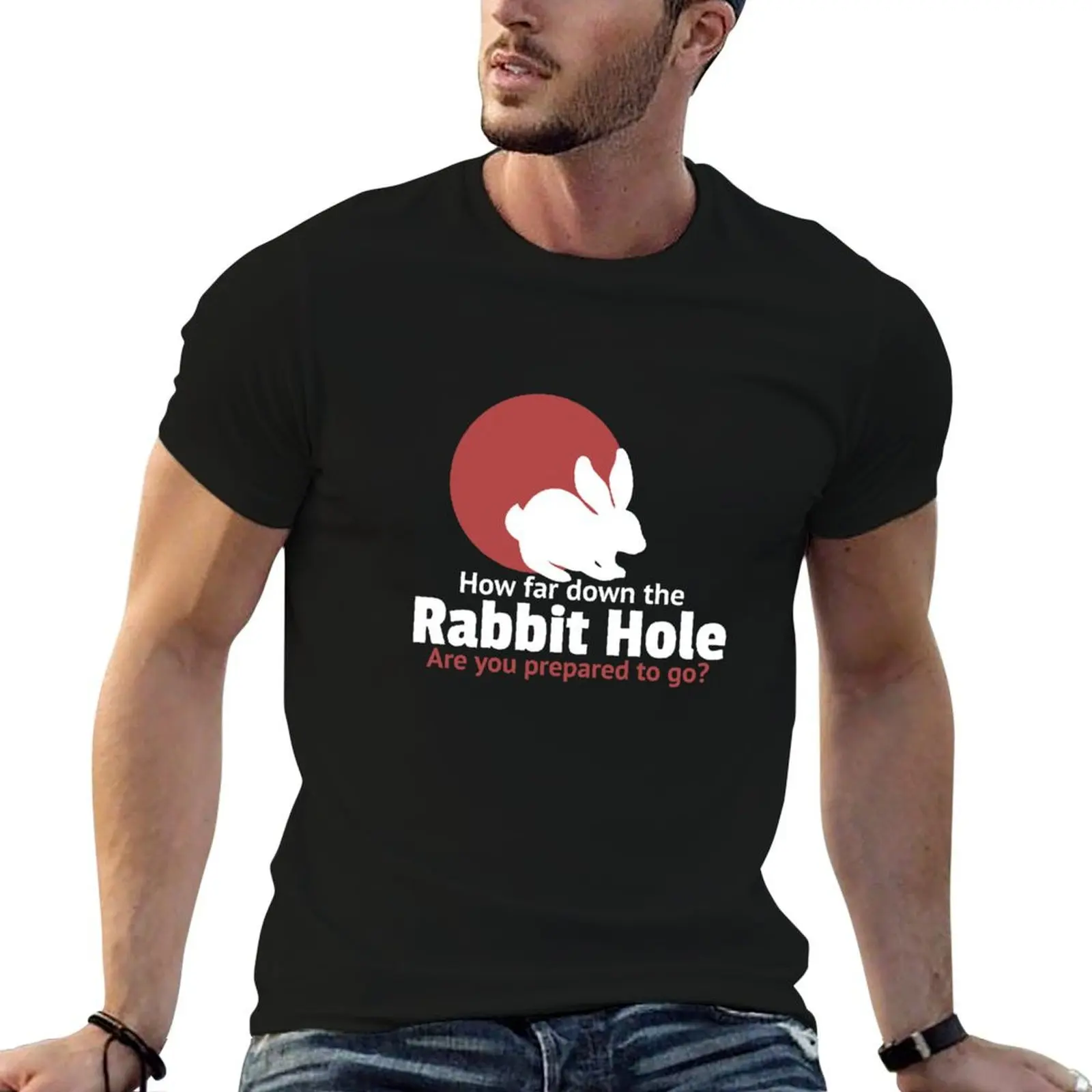 

Down The Rabbit Hole Design T-Shirt t shirts for man slim fit t shirts for man graphic tees T-Shirt
