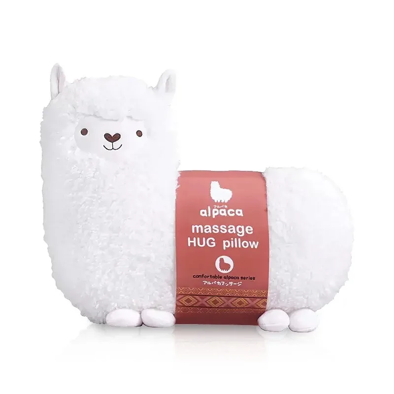 

【Best-selling】Rechargeable Alpaca Massage Doll New Year's Gift, Waist Back Cervical Massager, Multi-functional Car Massage Pillo