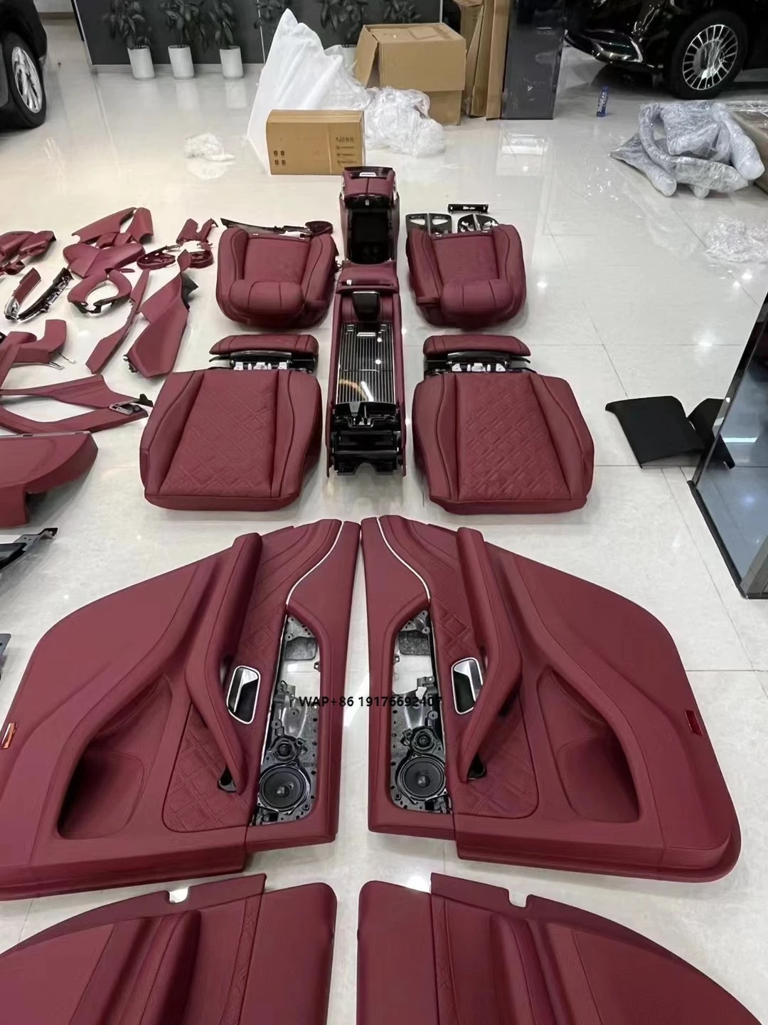 Whole Set Car Interior Accessories  Convert New Gls 600 Style for Gls 450 Gls 580