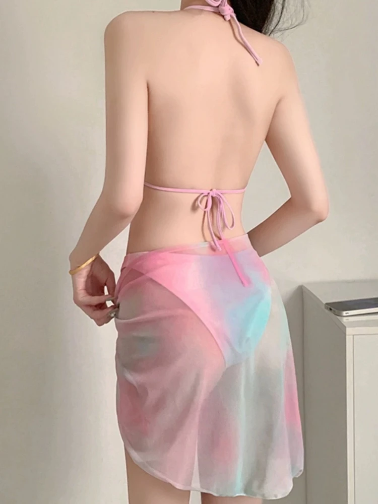 Sexy Women Bikini 2026 New Arrivals Pink Blue Swimwear Sets Slimming Push Up Bathing Suit Beach Party Bikini view 2