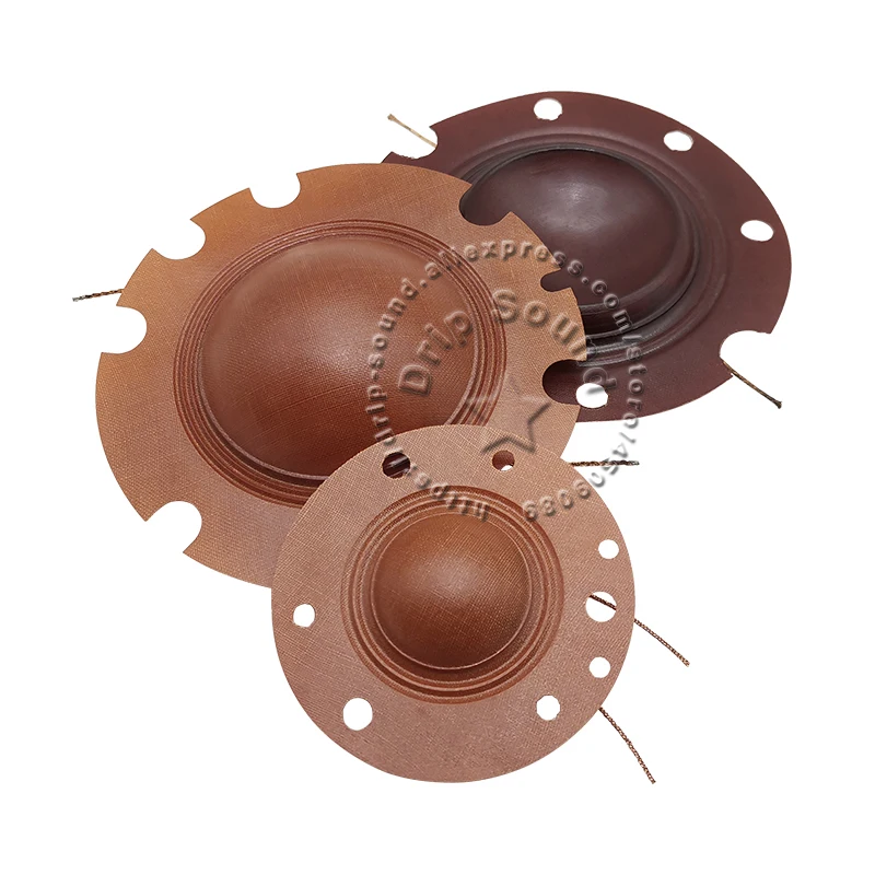 2 قطعة 5/10/50 واط مكبر الصوت ملف صوتي 25/52 الأساسية القرن مكبر الصوت المتكلم ثلاثة أضعاف الراتنج فيلم الحجاب الحاجز محرك رئيس إصلاح أجزاء # 2