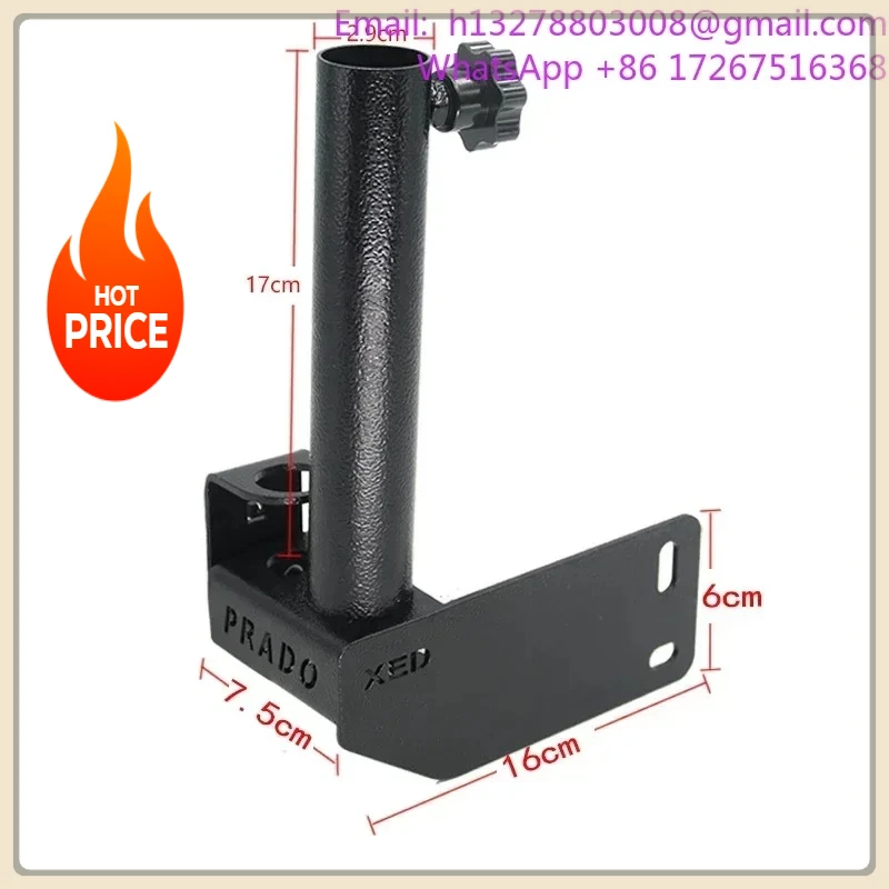 

Dedicated Overlord Prado LC120 Retrofit Radio Intercom Tailgate Antenna Anti theft Bracket LC150 Flagpole Base