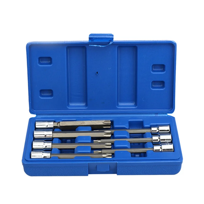 

ALIM-7 Pieces Of 3/8 Hexagon Socket Wrench Inner Hexagon Socket Head Hexagon Plum Blossom Sleeve Set