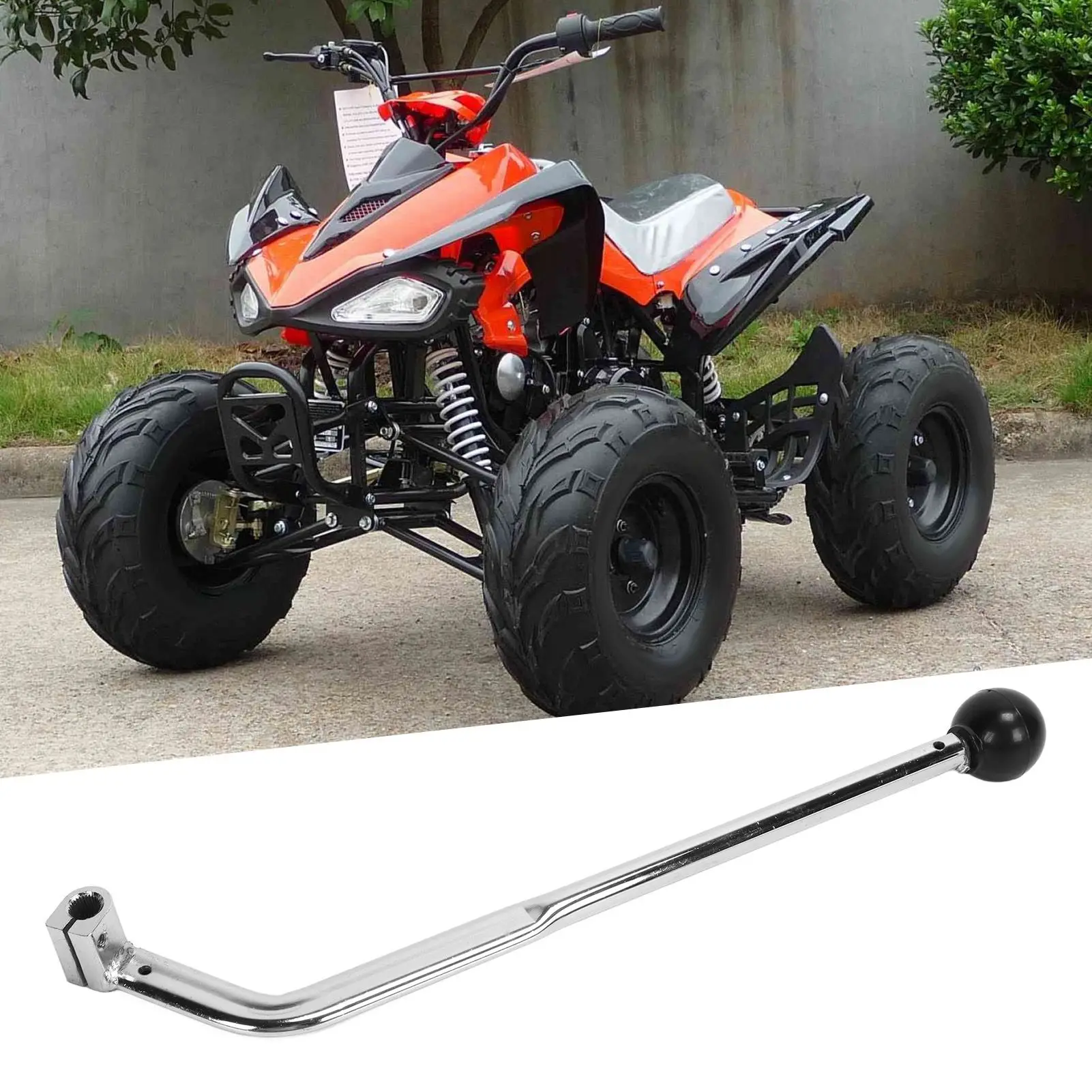 

Motorcycle Hand Shifter Handle Antiwear Anticorrosion 130° Rustproof 11mm Hand Gear Shift Lever for ATV for Pit Bike