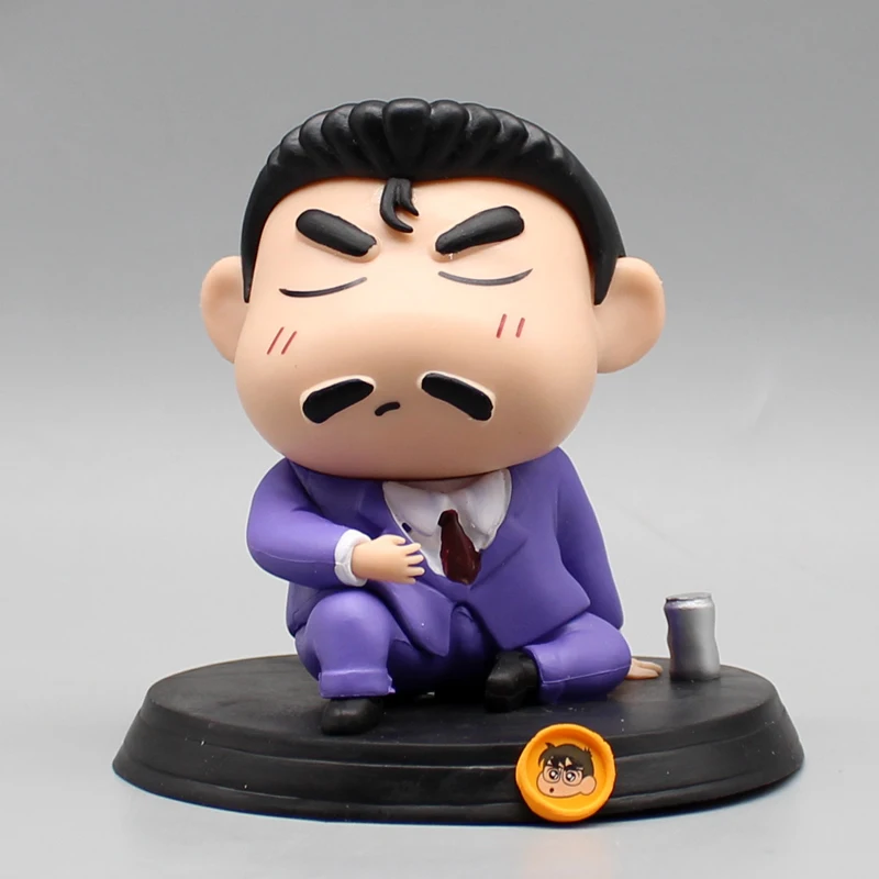 

10.5cm Crayon Shin Chan Cosplay Richard Moore Anime Action Figure Model Statue Collection Desktop Decoration Ornament Toys Gifts