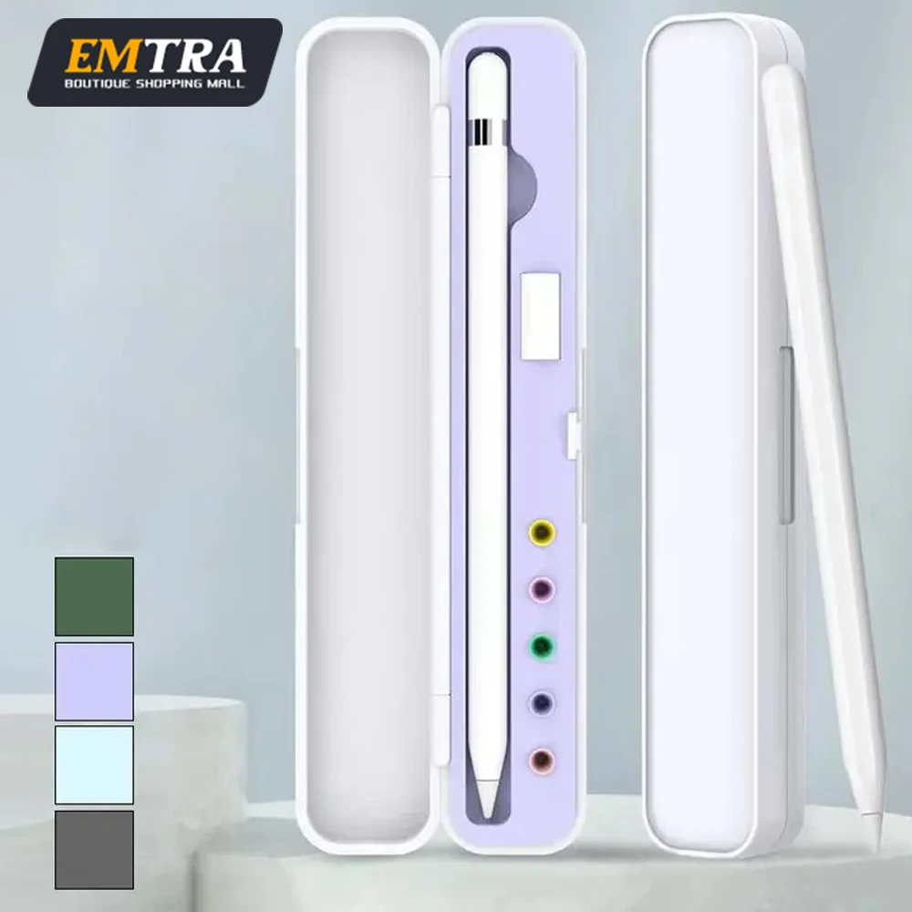 

или Apple Pencil 1 2 Коробка для Ipad Pencil 2-го поколения 1-го поколения Защитный чехол для стилуса Держатель для ручки Коробка Аксессуары Чехол