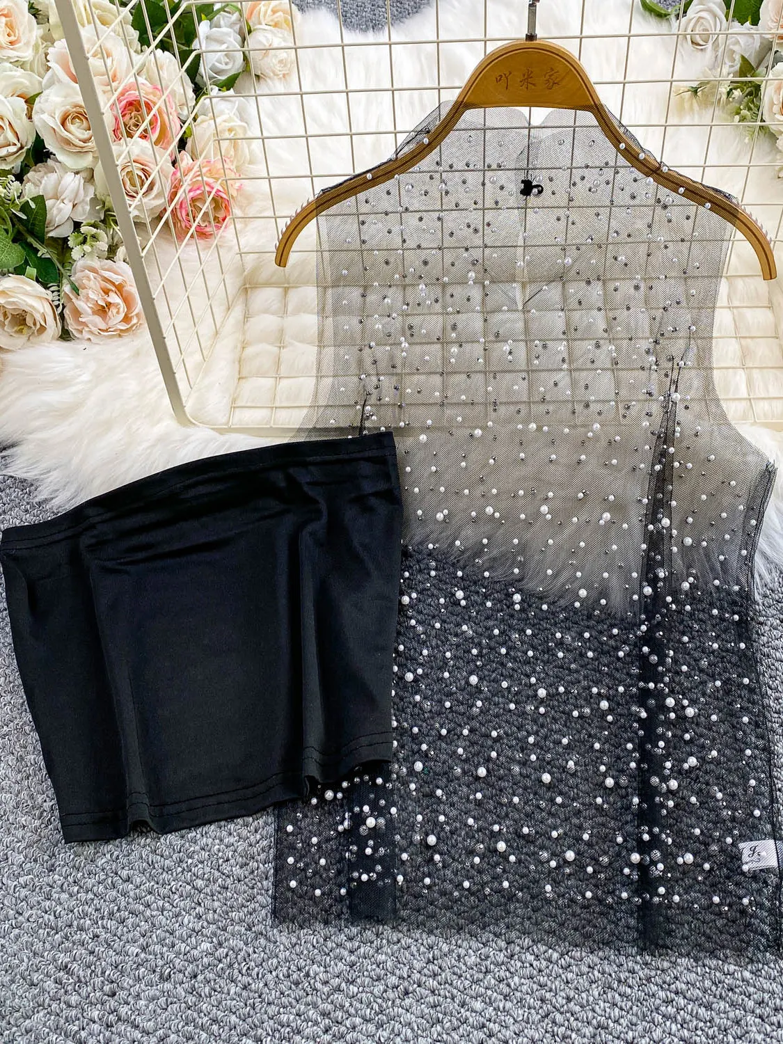   Colete de diamante embelezado com miçangas pesadas, design de emagrecimento, conjunto interno de roupa ortod sle faion para mulheres