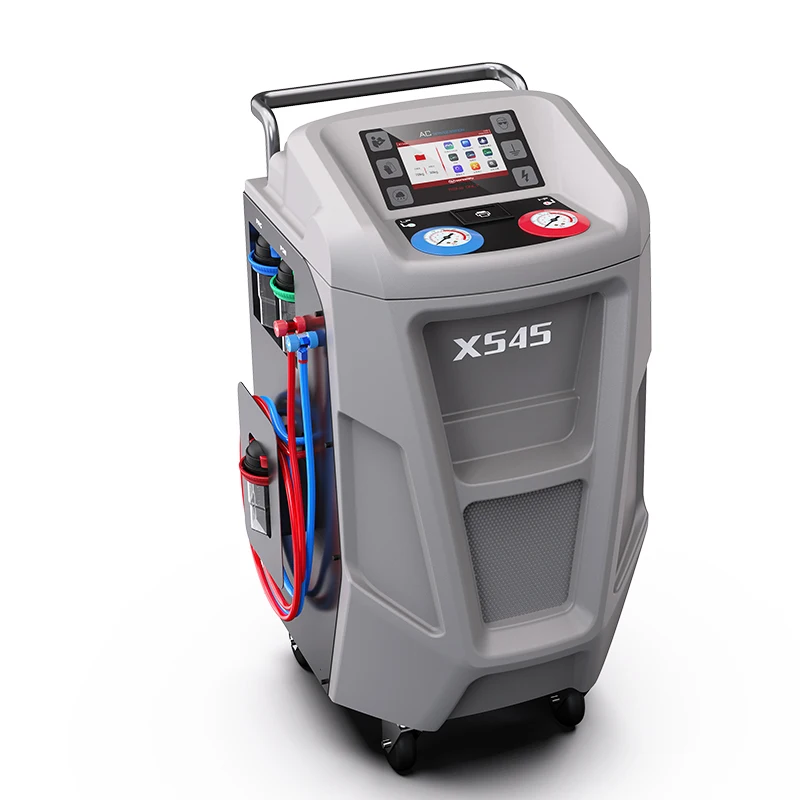 

X545 R134a машина для регенерации газа/автоматическая станция обслуживания переменного тока с большим ЖК-экраном