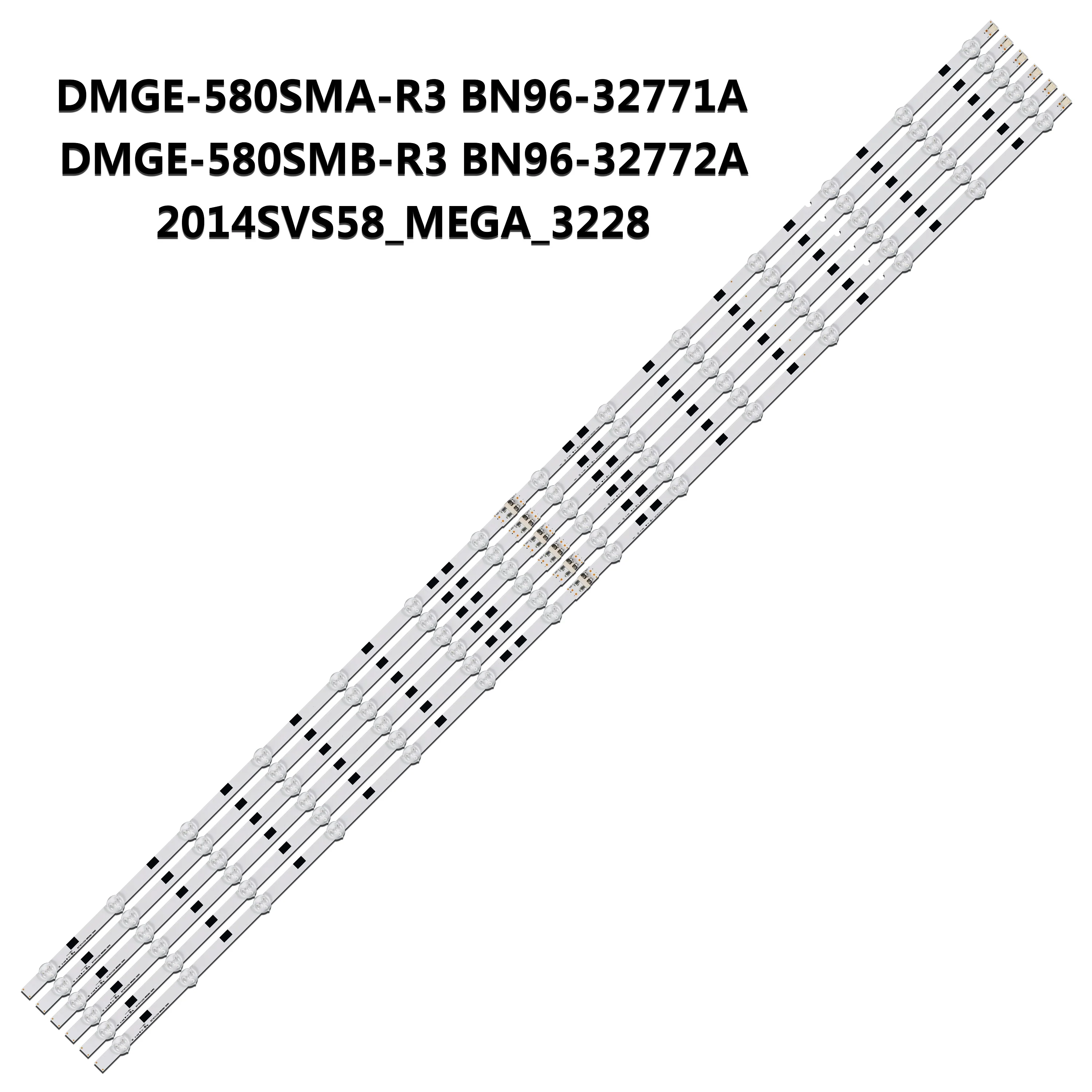 

Новые светодиодные ленты из 12 шт./комплект для SAMSUNG 2014SVS58 MEGA 3228 R 7LED REV1.2 UN58H5200AF UN58H5203AH UE58H5203AK UA58J5000AR