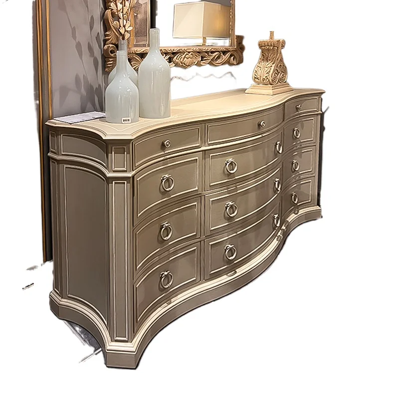 

Уникальный входной шкаф для телевизора в американском стиле ретро или декоративный шкаф для гостиной, имитация старого комода из цельного дерева