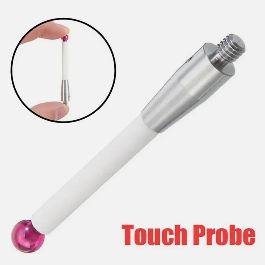 

1pc CMM Touch Probe CNC Probe Head 6mm Stylus Ball Porcelain Shaft Porcelain Stem M-four Thread CNC Probe Head 50-100mm