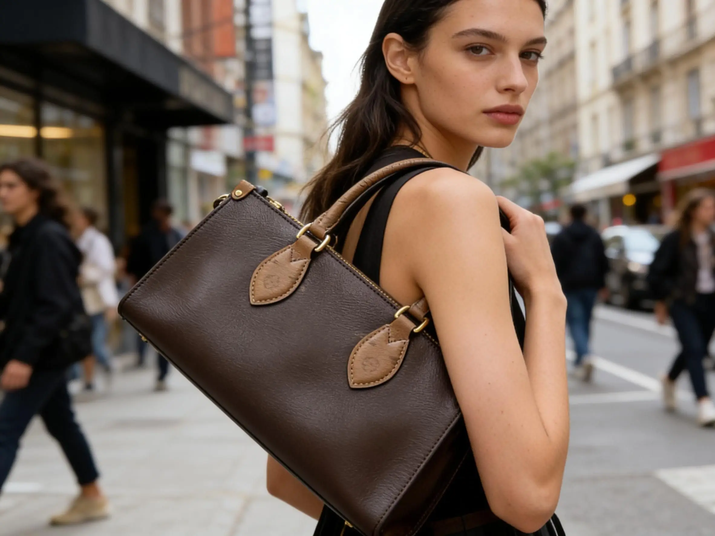 

Fashionable women's handbag, high-end commuter handbag, multifunctional stylish shoulder bag design handbag