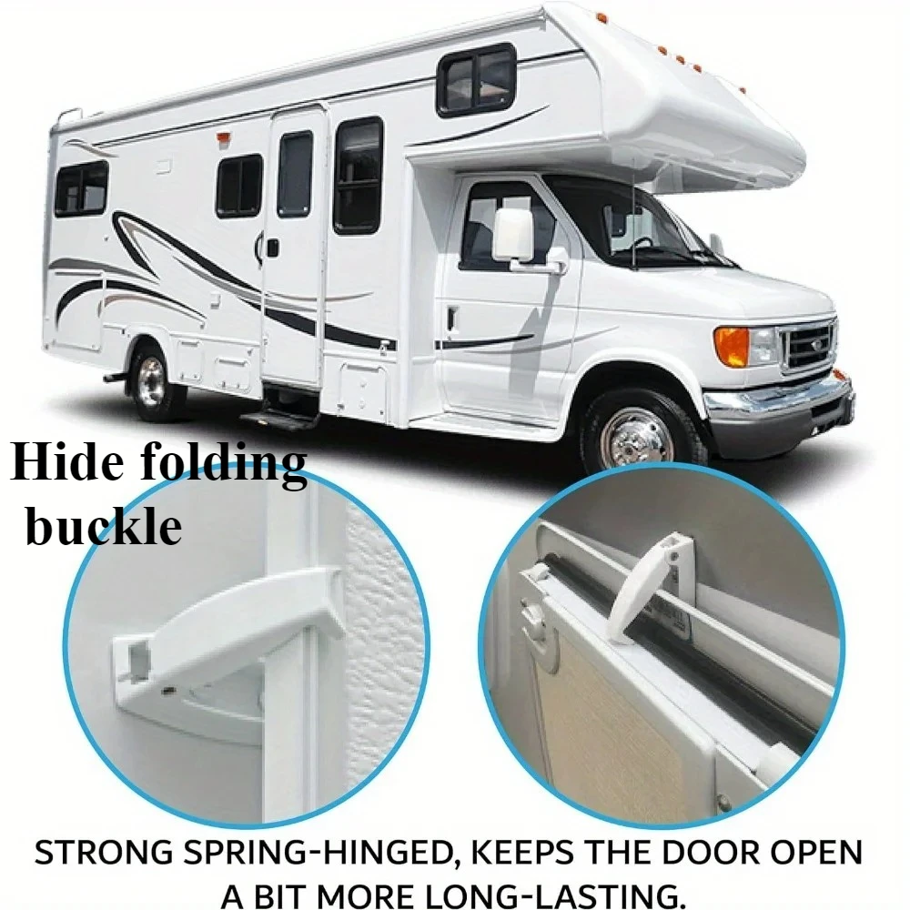 

1 шт., модификация крючка для двери автофургона, универсальный дверной крючок для автофургона, скрытая складная пряжка для боковой двери