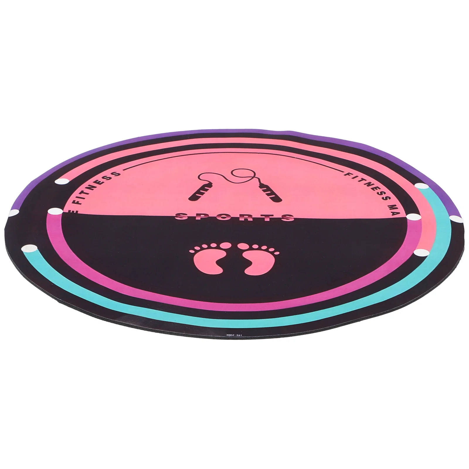 

Jump Rope Round Portable Exercise Mat Multi-Function Skipping Mat For Home Gym Quiet Fitness Sports Pad Yoga Workout
