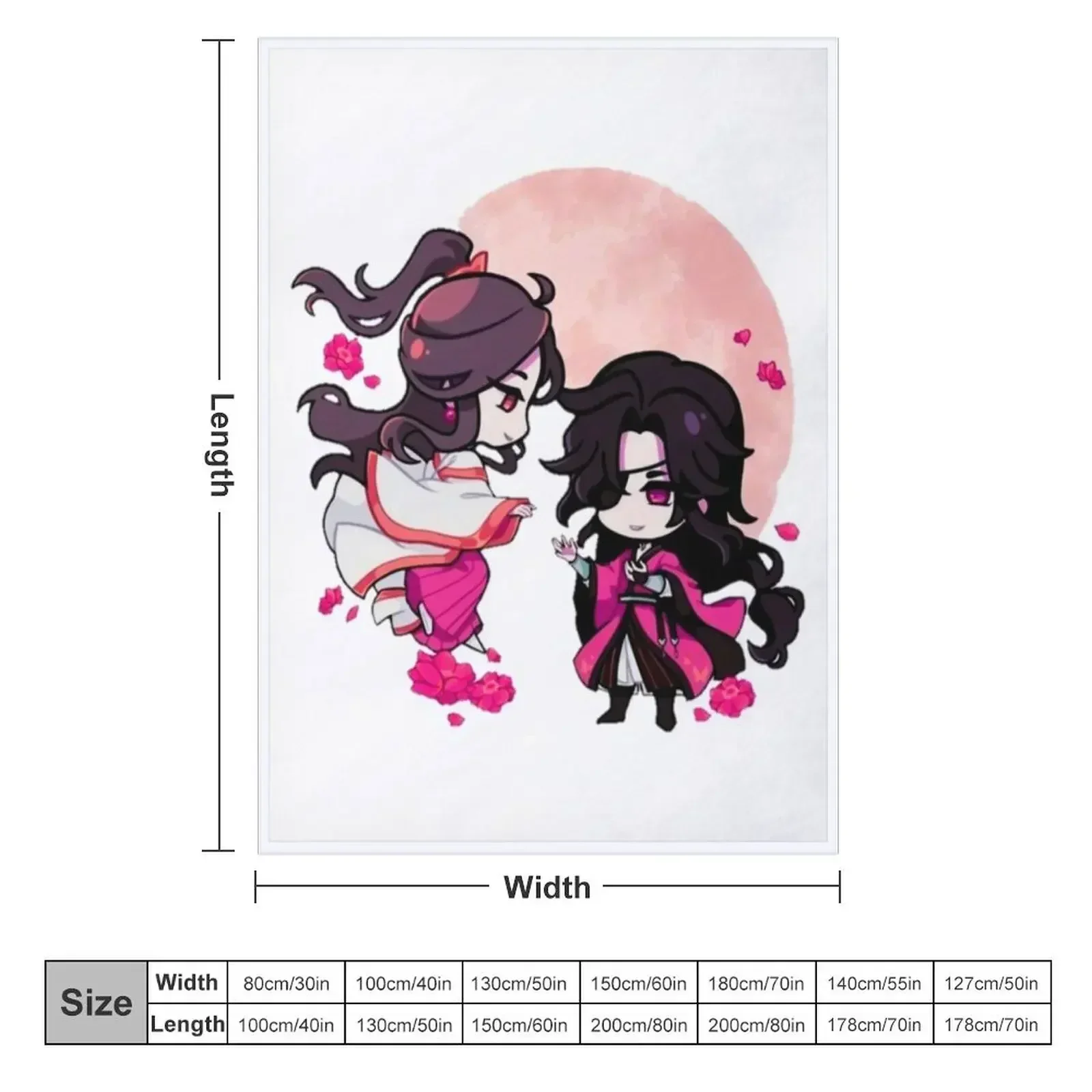 Heaven Official's Blessing Throw Blanket Luxury Designer Thin Comforter Luxury Thicken Blankets