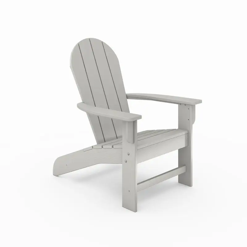 

Dark Gray Adirondack Chair - Premium HDPE Poly Lumber for Pool, Patio, Garden Use and Outdoor Elegance