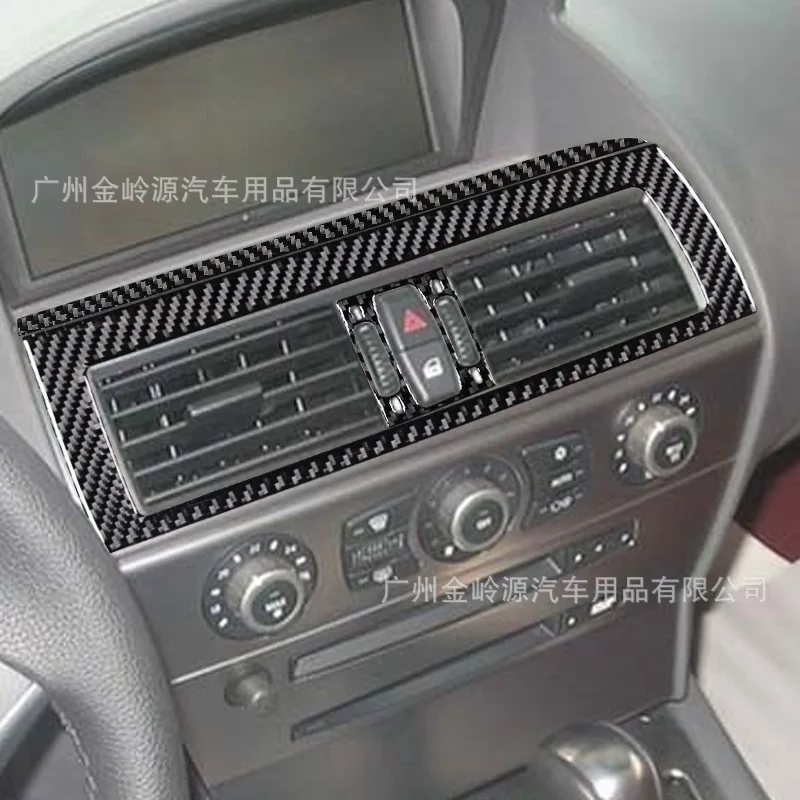 

Suitable for 04-10 BMW 6 Series Car Interior Modified Carbon Fiber Central Vent 3-Piece Decorative Stickers