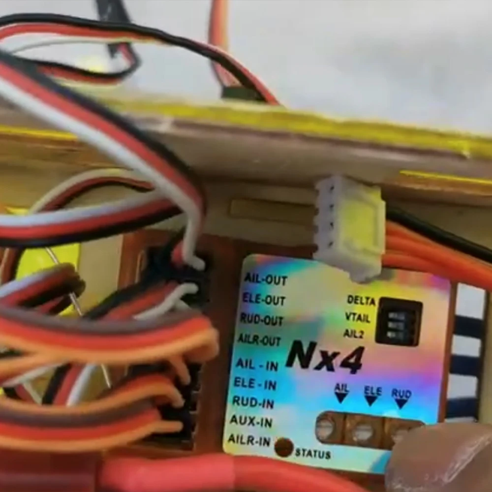 NX4-EVO NX4-PRO Flugsteuerung 3D Flug-Gyroskop-Balance für Starrflügler Rate-Hold Gyro-Off-Modus Unterstützt – Detail 21