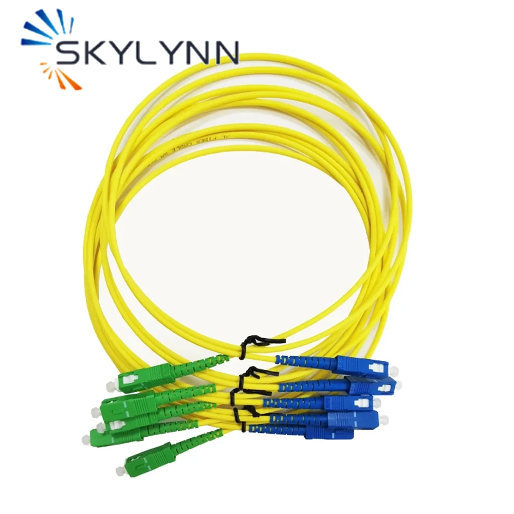 50 pz 1M intera vendita SC APC e UPC Single Mode G652D SX 3.0mm Patch Cord in fibra ottica