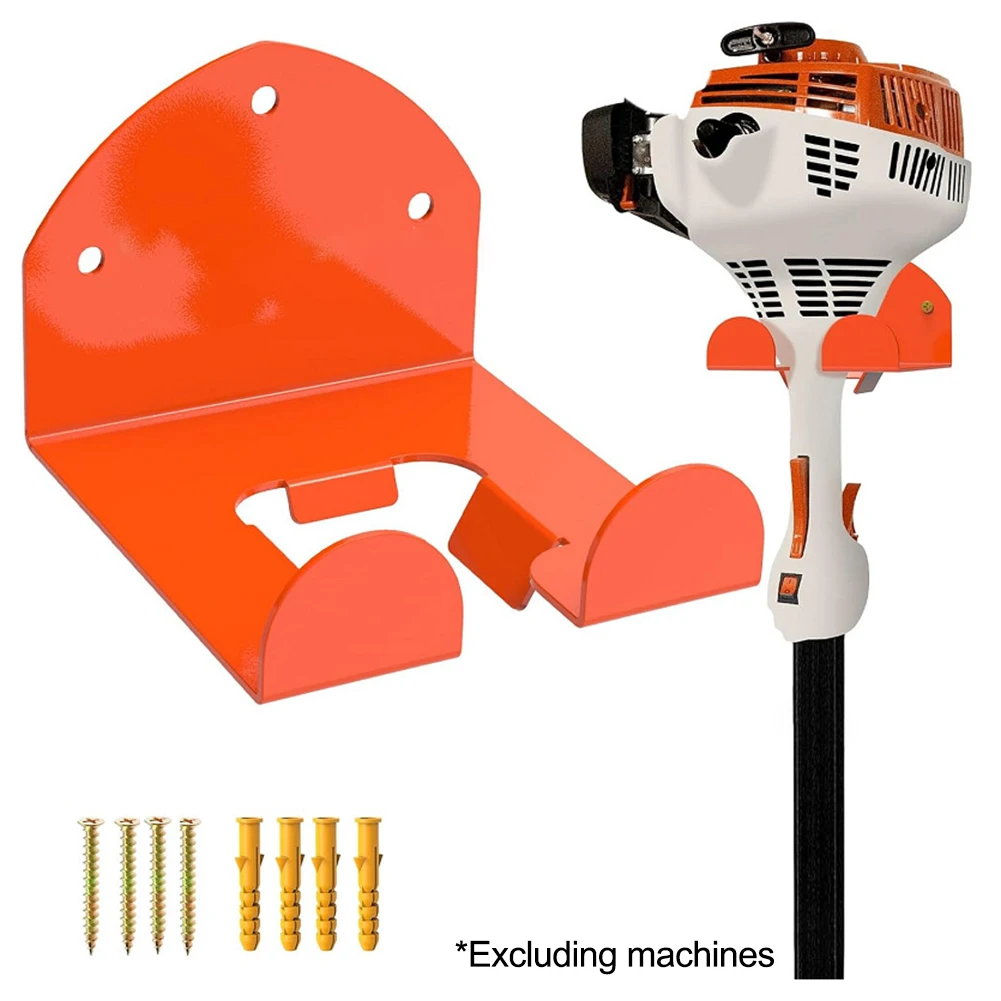

1Pc Grass Trimmer Rack Garden Power Tool Organize W/ Screw Hanger Garages Storage Rack Heavy-Duty Chainsaw Grass Whackers Holder