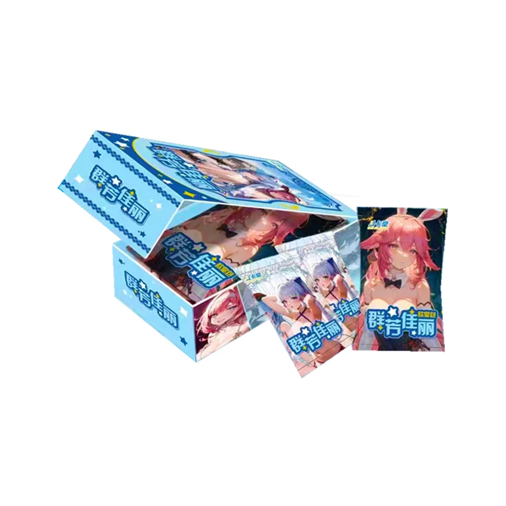 New Goddess Story Collection Card Girls Booster Party Box Senpai Haven Anime Rare Bikini Board Toys Game Kids Birthday Gift