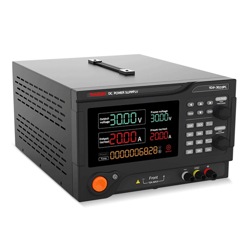 Tuodapu Programmable DC Regulated Power Supply 15V 60A Adjustable Constant Voltage Constant Current Programmable DC Power Supply