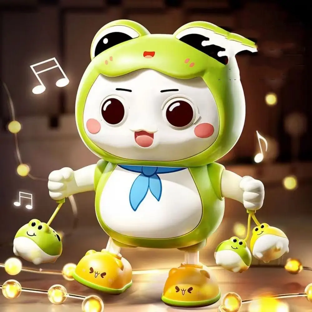 สัตว์เลี้ยงอิเล็กทรอนิกส์มีไฟและเสียง เต้นรำ กระดิกตัว กระต่ายอิเล็กทรอนิกส์เพื่อการศึกษา ของเล่นสัตว์เลี้ยงแบบโต้ตอบ สนุกสนาน