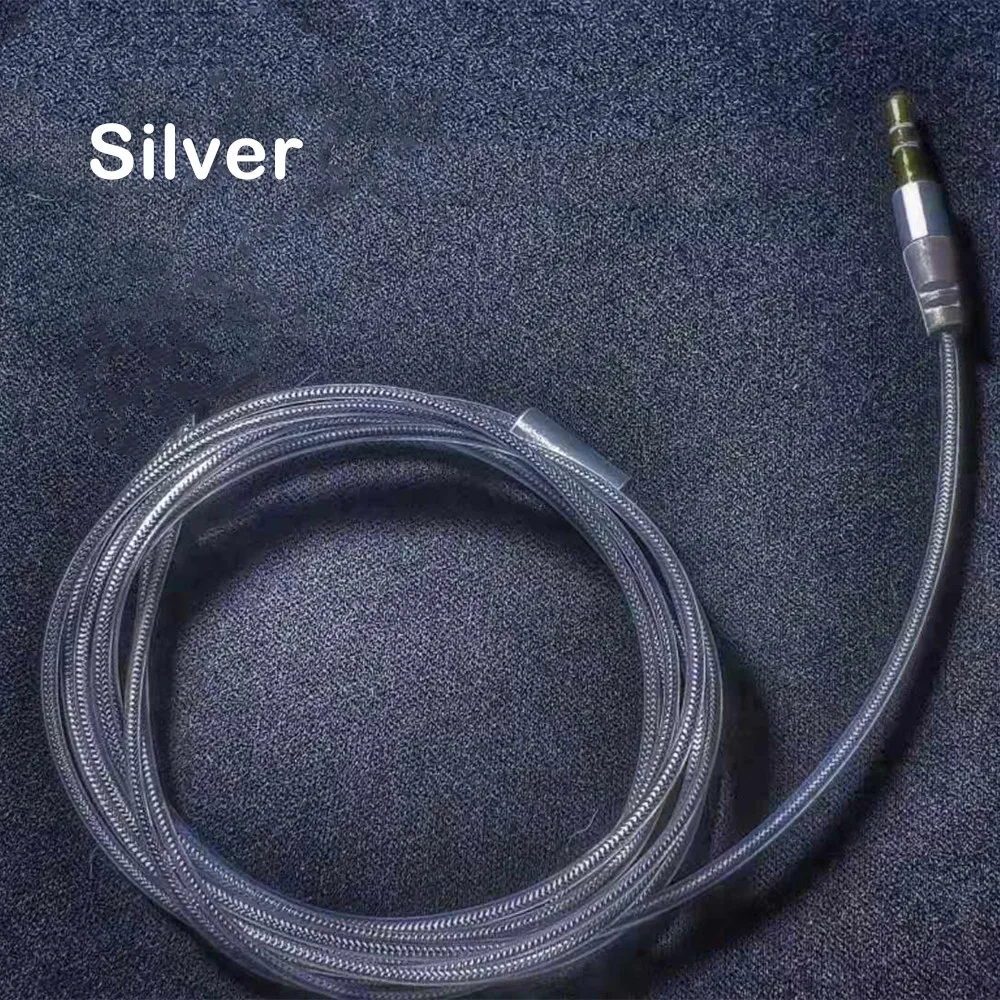 2 قطعة/الوحدة 1.3 متر 18 الأساسية الألومنيوم احباط سلك استبدال الصوت كابل سماعة صيانة سلك Earphone بها بنفسك سماعة كابل الملحقات