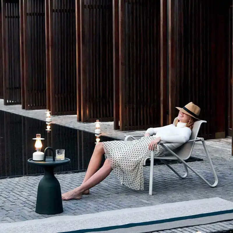 

Outdoor sofa courtyard villa terrace sun room leisure mesh table and chairs coffee table B & B creative aluminum alloy furniture