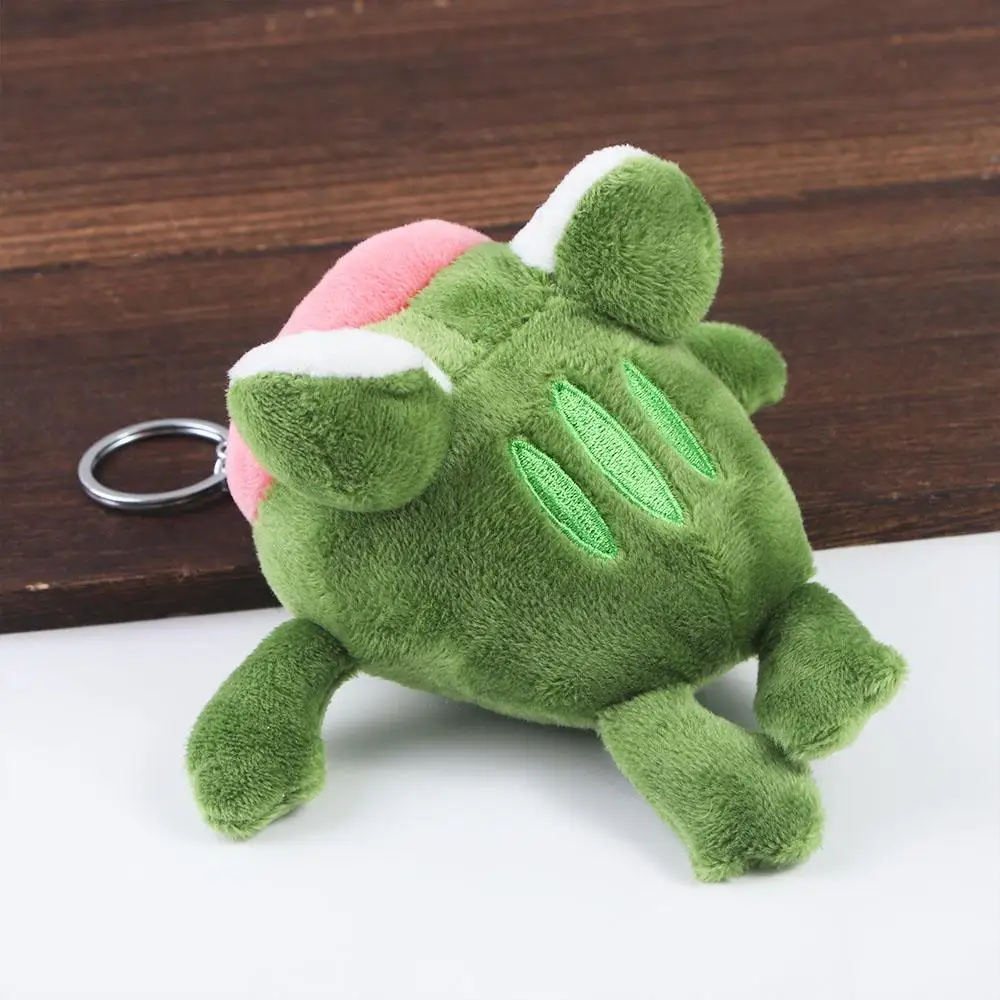 Cartoon Doll Backpack Pendant Animal Dolls Plush Pendant Soft Toy Plush Keyring Stuffed Toys Big Mouth Frog Doll Plush Keychain