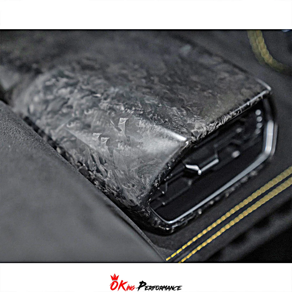 

Replacement Dry Forged Carbon Fiber AC Cover for Lamborghini Huracan LP610 LP580 Air Conditioner Interiors Kits
