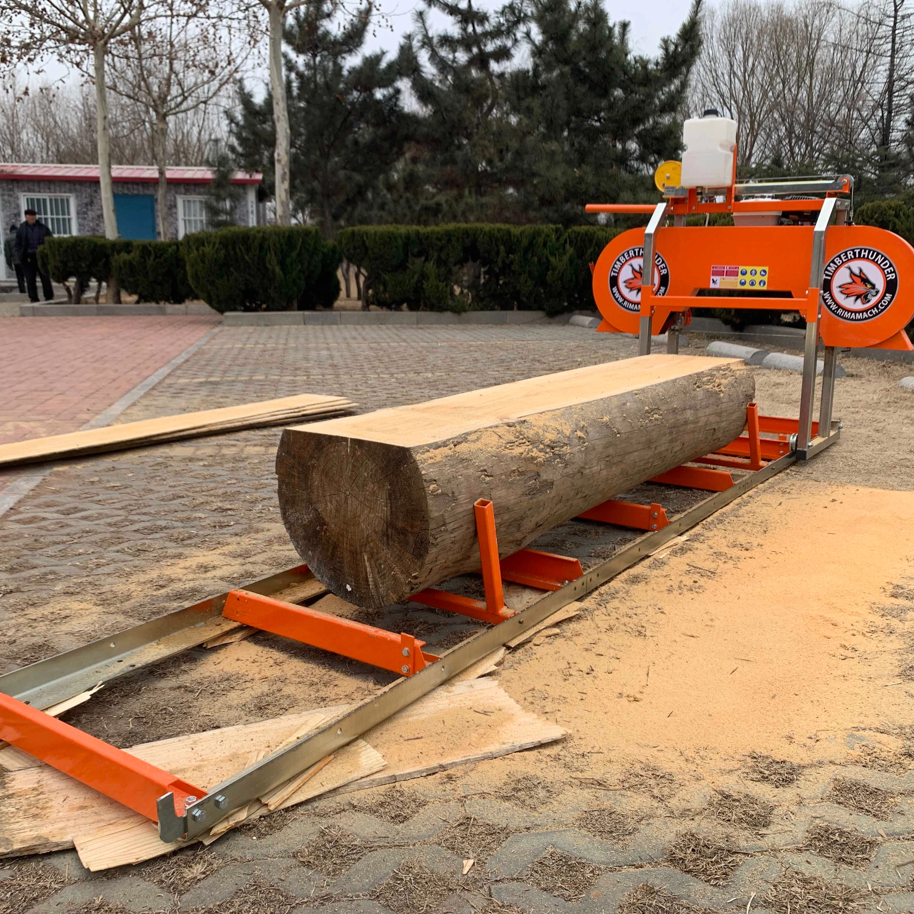 

Мощная портативная лесопилка с 18-дюймовой ленточной пилой, электрический станок для распиловки древесины