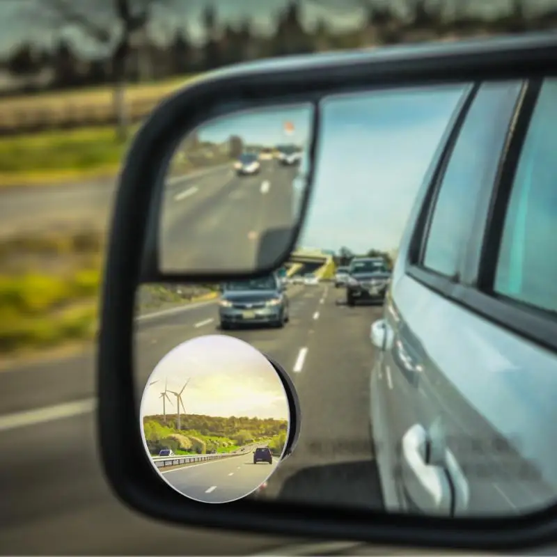 Blind Spot lusterko wsteczne 360 szerokokątne okrągłe lustro regulowane wypukłe Blind Spot lusterka boczne lusterko wsteczne akcesoria samochodowe