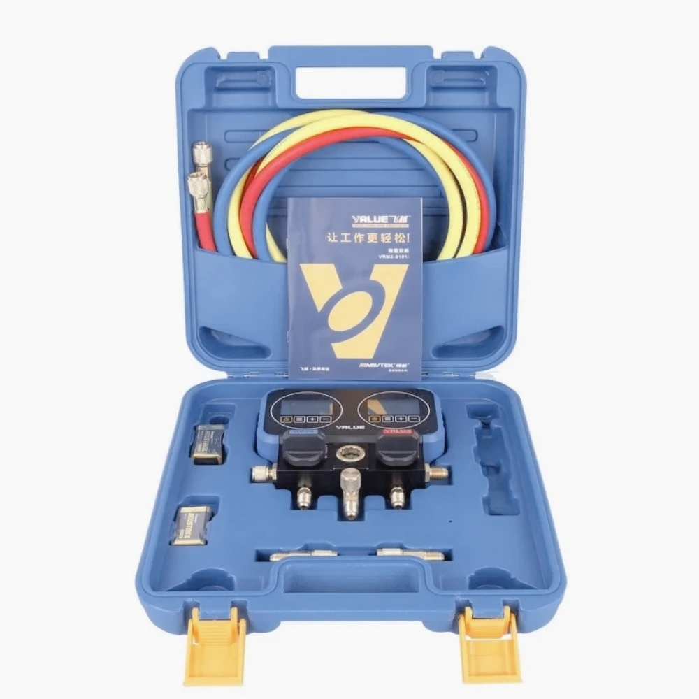 

ZZ-VALUE VRM2-0101i VRM1-0101i Digital Pressure Gauge Air Conditioning Refrigerant Tool for R22 R134 R600 R410