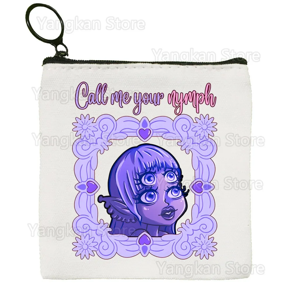 Melanie Martinez Music Portals Trilogy Tour Canvas Coin Purse Clutch Cloth Coin Purse Student Case Customization