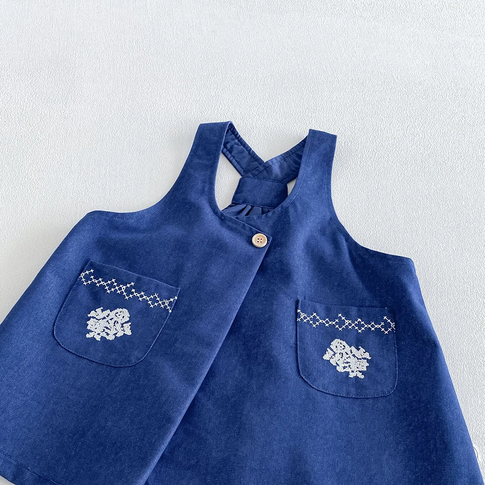MILANCEL Kinderkleid Herbst 1-6T Süßes Blumenkleid für Mädchen Lose Kinderkleidung Koreanische Version Mädchen Prinzessinnenkleid – Detail 30